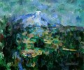 Montagne Sainte Victoire von Lauves Paul Cezanne